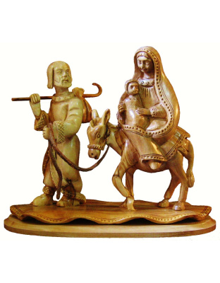 flight egypt statue