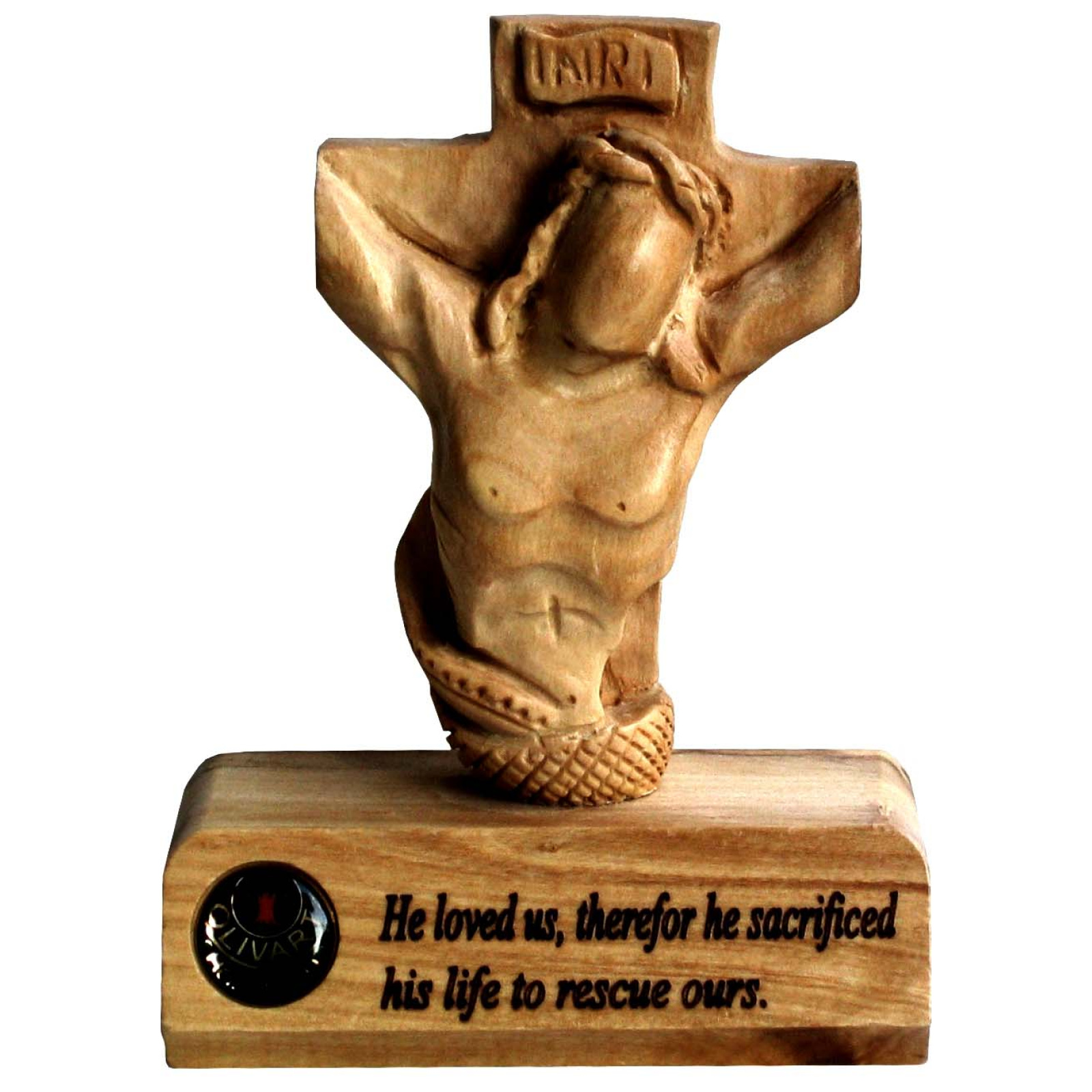 jesus crucified bust