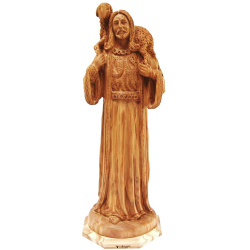 Jesus Christ good shepherd statue