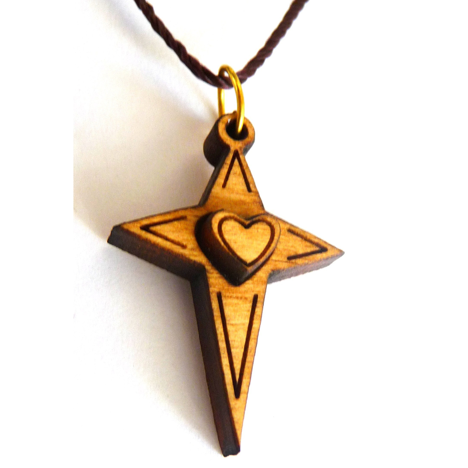 Star of Bethlehem Cross Necklace