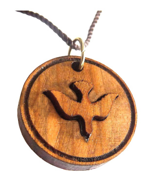 Holy Spirit dove necklace