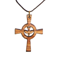 holy spirit cross necklace
