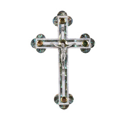 Large mother of pearl crucifix