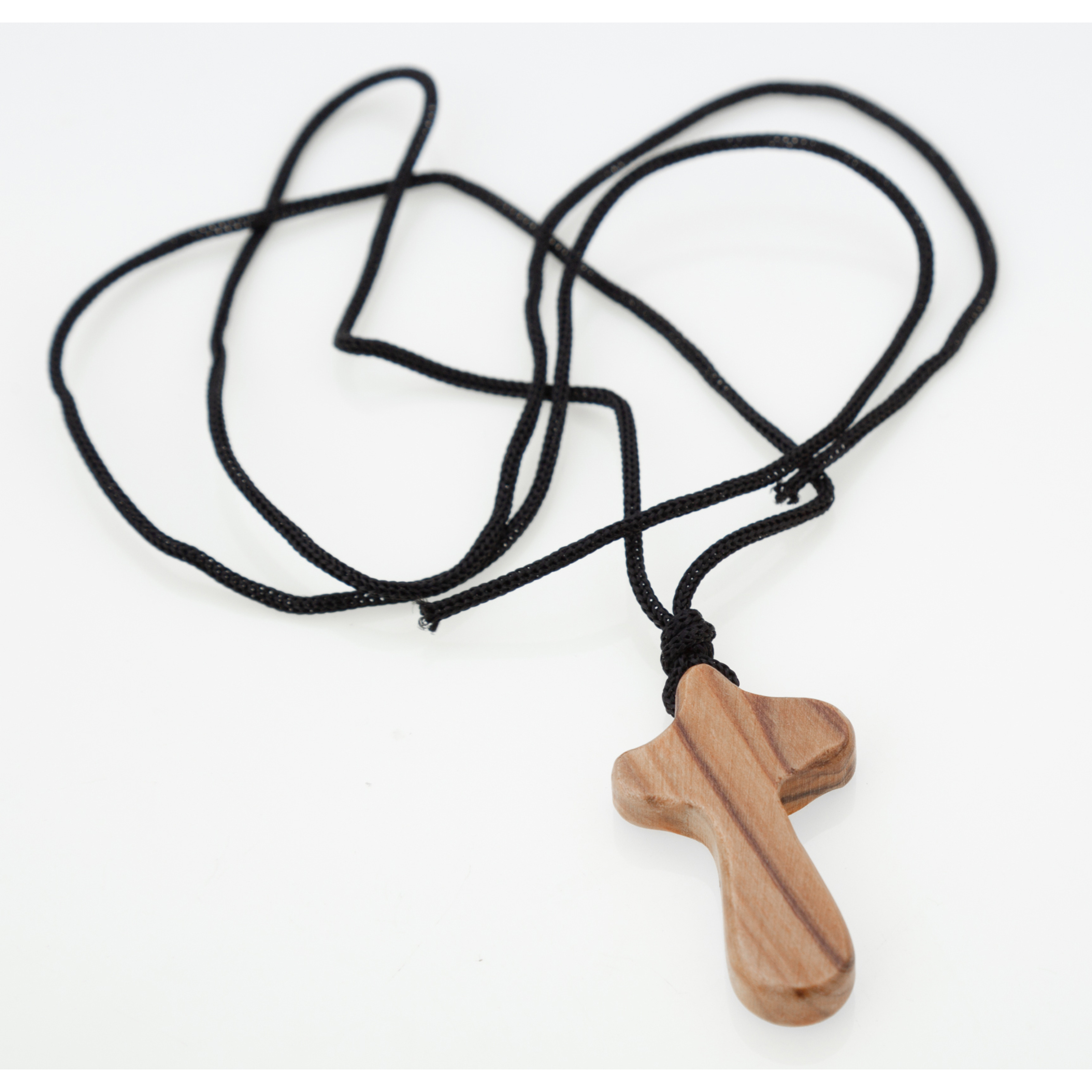 Olive wood cross pendant deals