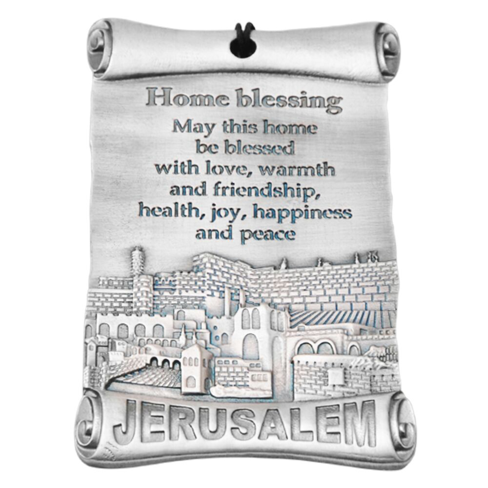 Home blessing metal wall plaque