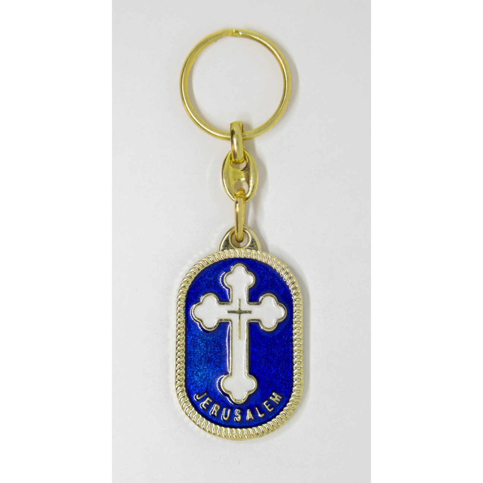 Orthodox cross keychain 