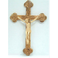Budded crucifix