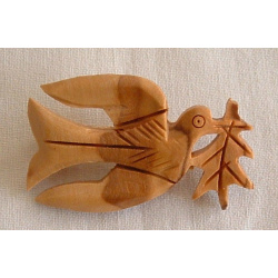Dove of peace brooch