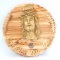 Olive wood God Bless our Home wall plaque