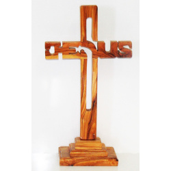 Jesus Name standing cross