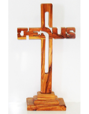 Jesus Name standing cross