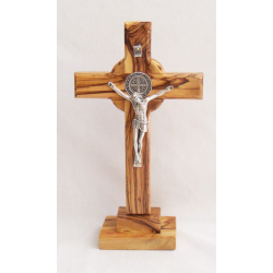 Saint Benedict tabletop crucifix