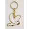Dove of peace key chain